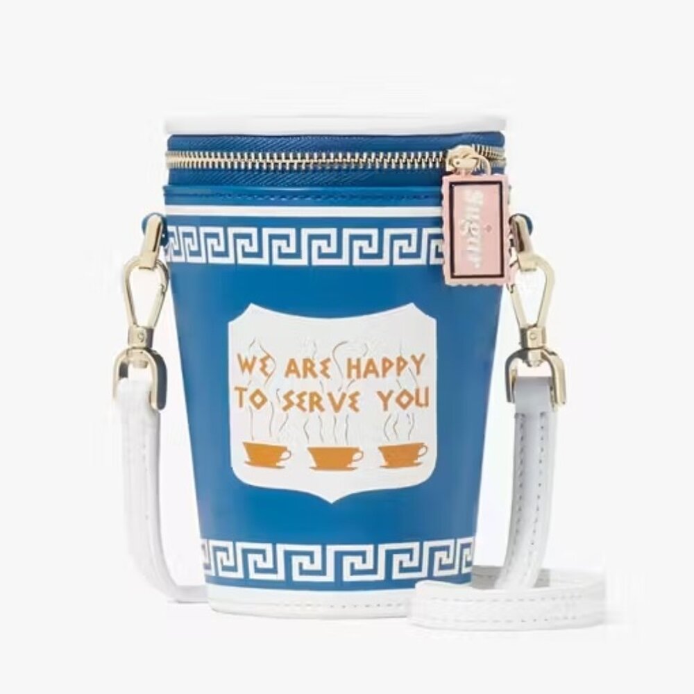 NWT kate spade Coffee Break 3D Crossbody New York NYC